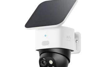 Eufy SoloCam 무선 야외 보안 카메라, 360 ° 감시, 사각지대 없음, 2.4 GHz 와이파이, 월 요금 없음, S340