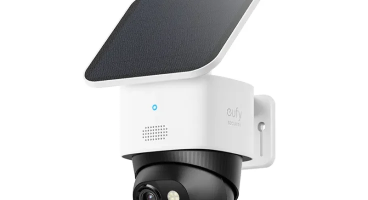 Eufy SoloCam 무선 야외 보안 카메라, 360 ° 감시, 사각지대 없음, 2.4 GHz 와이파이, 월 요금 없음, S340