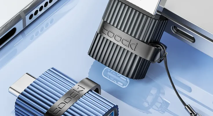 Toocki USB 3.0 to C타입 고속 충전 어댑터, OTG U 디스크 리더기 to C타입 암 커넥터, 샤오미 12 맥북 마우스 키보드용