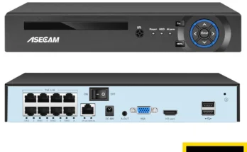 슈퍼 POE NVR 비디오 레코더 오디오 IP 카메라, H.265 CCTV 시스템, ONVIF 네트워크 얼굴 감지 P2P 비디오 감시 카메라, RTSP, 8MP