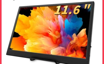 휴대용 HDMI 호환 노트북 두 번째 화면 게이밍 확장 디스플레이, 스위치, PS4, Xbox, 라즈베리 파이용, 11.6 인치 모니터