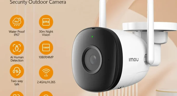 IMOU Wifi 야외 카메라 총알 2C 4MP 2MP 감시 IP 카메라 자동 추적 비방성 AI 인간 탐지 2024년 BEST 추천 상품 가격 비교