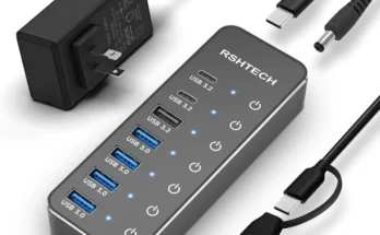 RSHTECH 전원 USB 허브 3.2 USB C 분배기 2024년 BEST 추천 상품 가격 비교