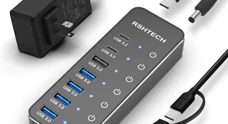 RSHTECH 전원 USB 허브 3.2 USB C 분배기 2024년 BEST 추천 상품 가격 비교